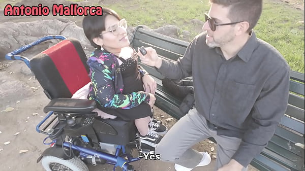 Exotic Wheelchair Cripple Slut Gets Pick Up in Public!