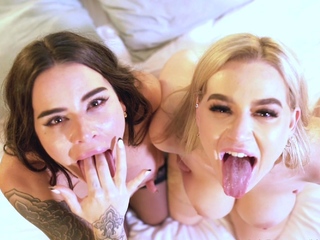 Butt fucked blonde amateur facialized in this pov video