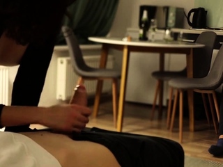 Cuckold Husband Prepares His Girl For a Steamy Threesome