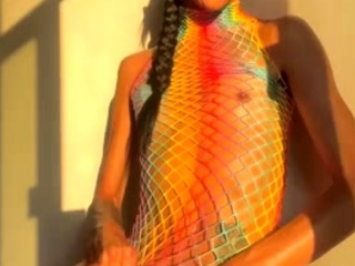 Solo ladyboy masturbation