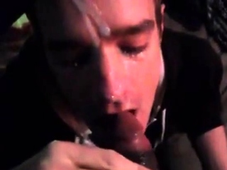 Hungry White Boy Craves Black Cum